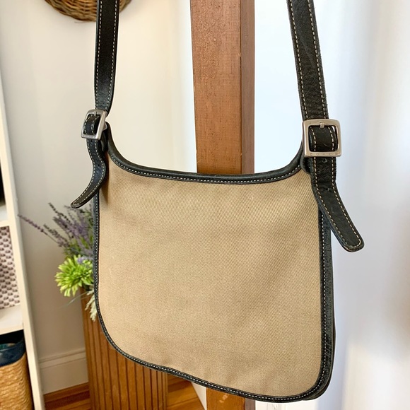 Vintage Coach Twill & Leather Crossbody - Picture 16 of 16